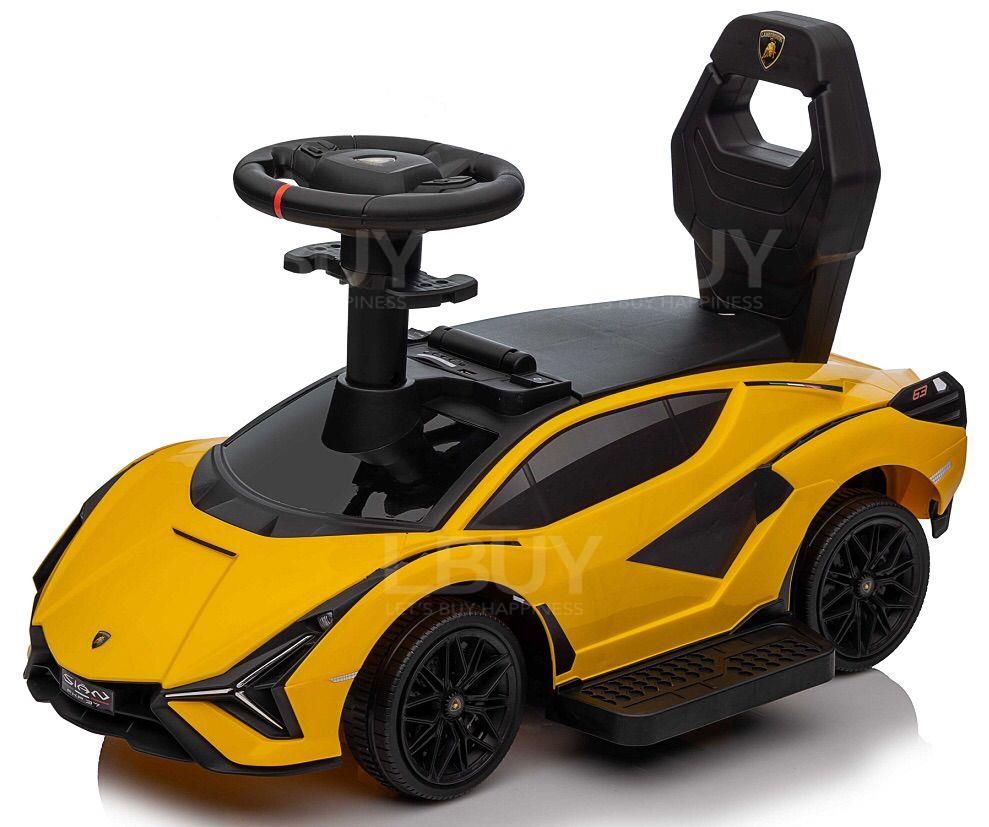 Mini Lamborghini SIAN FKP 37 electric car  - Yellow