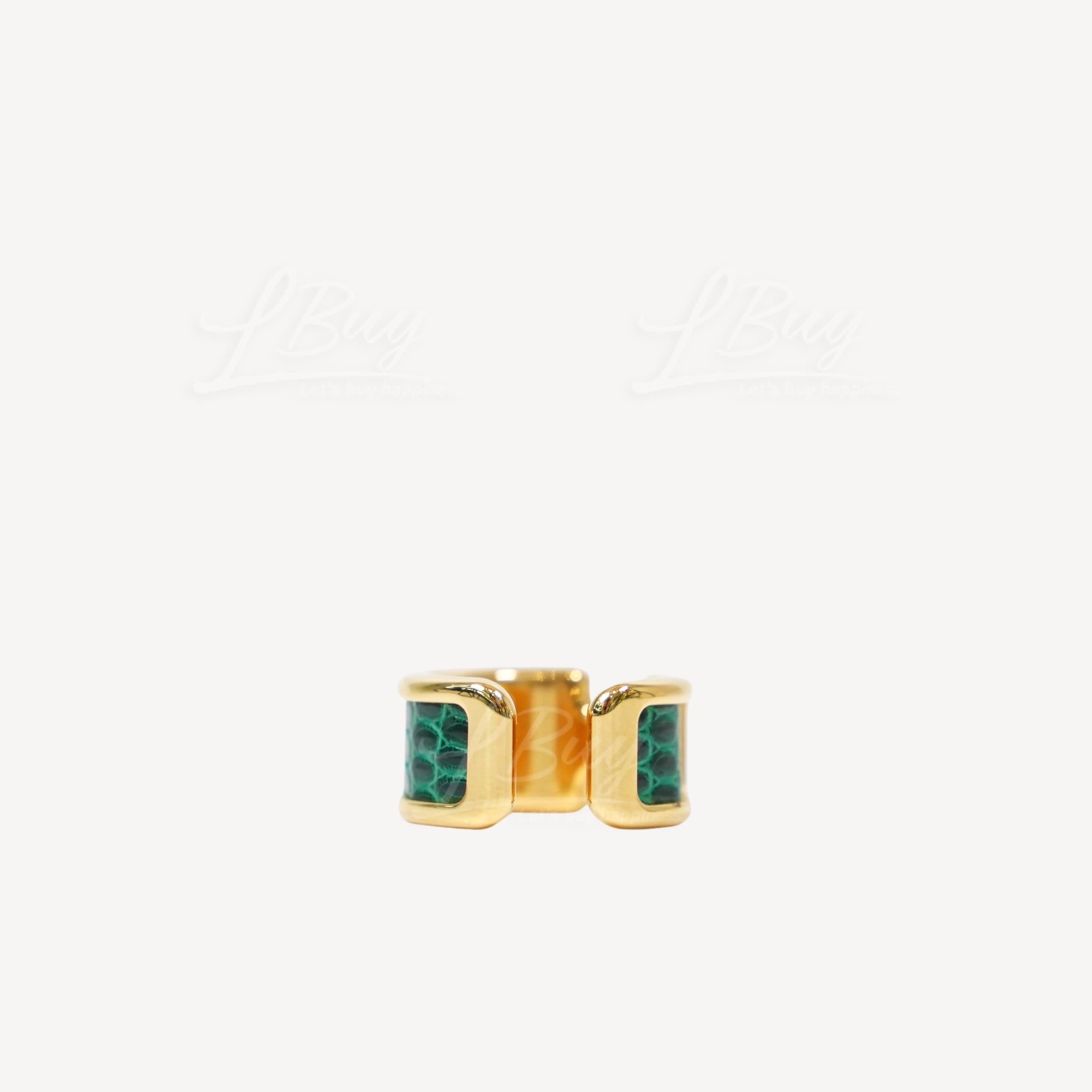 エルメス Olympe ear cuff / Vert Moyen HERMÈS OLYMPE EAR CUFF – Caroline's Fashion Luxuries