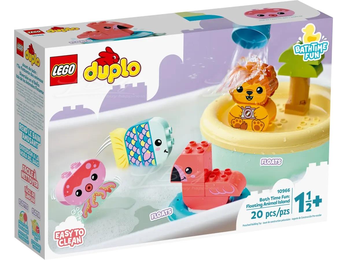 LEGO 10966 DUPLO 洗澡乐：飘浮动物小岛 1.5+