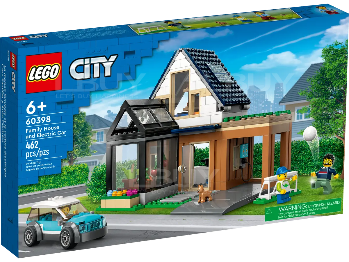 LEGO 60398 City Family House and Electric Car 6+
