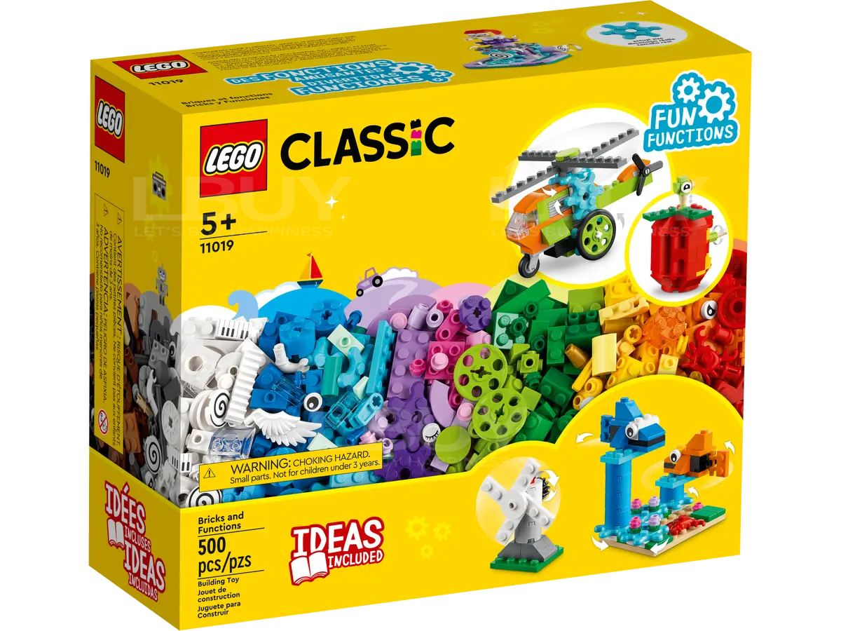 LEGO 11019 Classic 顆粒和功能顆粒 5+