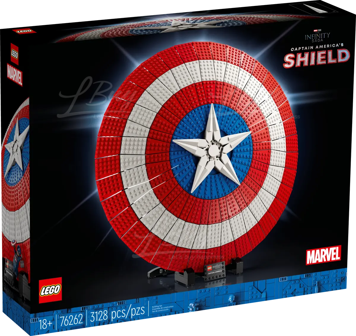 LEGO 76262 Marvel 漫威 美國隊長 盾牌 Captain America's Shield 18+