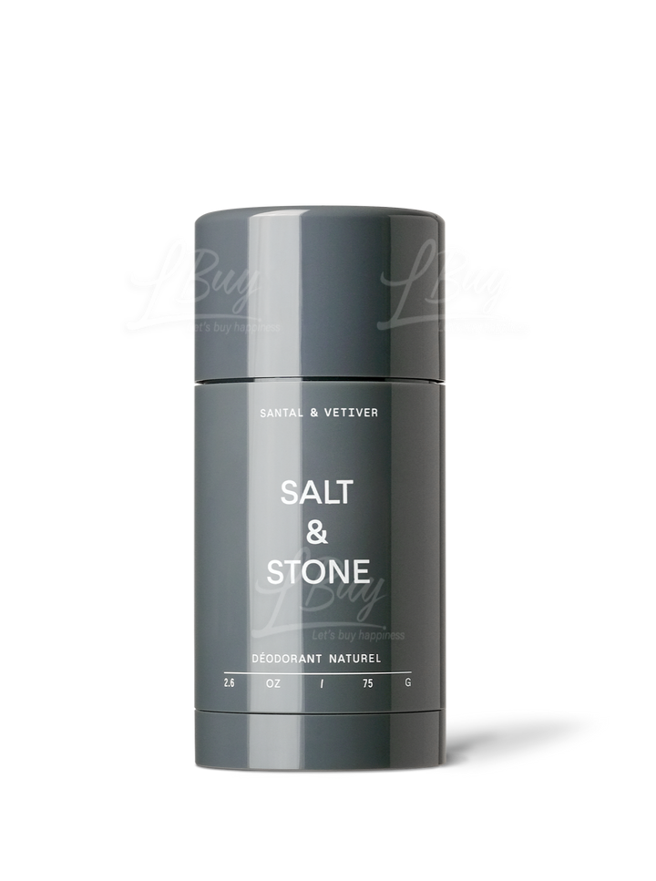 Salt & Stone 天然溫和止汗香體膏 (檀香木&岩蘭草) (75g)