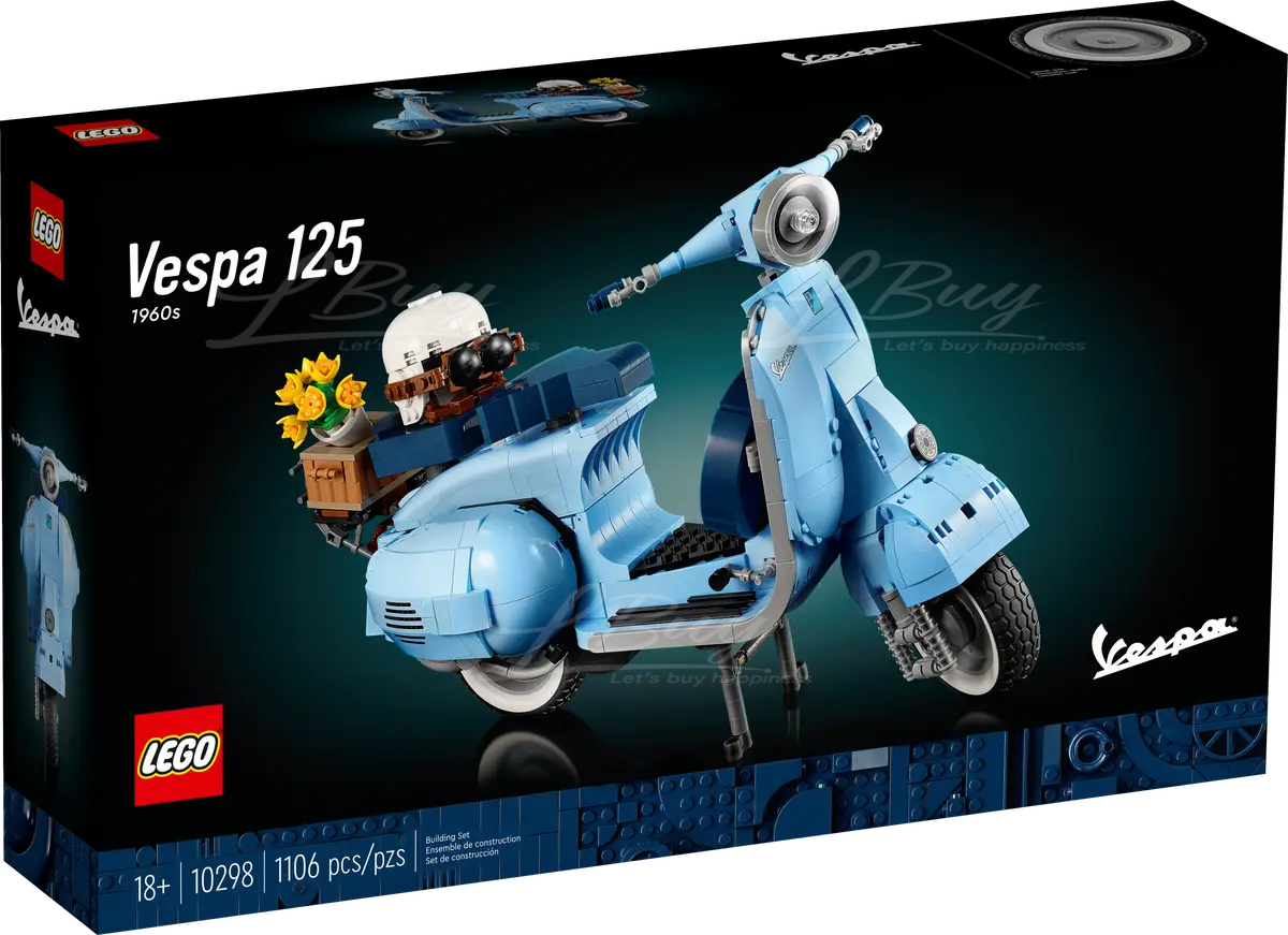 LEGO 10298 偉士牌摩托車 Vespa 125 18+