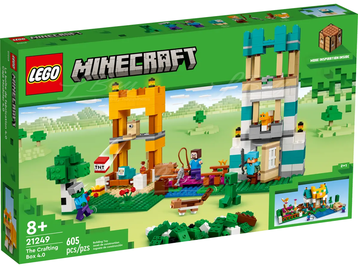 LEGO 21249 Minecraft The Crafting Box 4.0 河邊高塔 8+