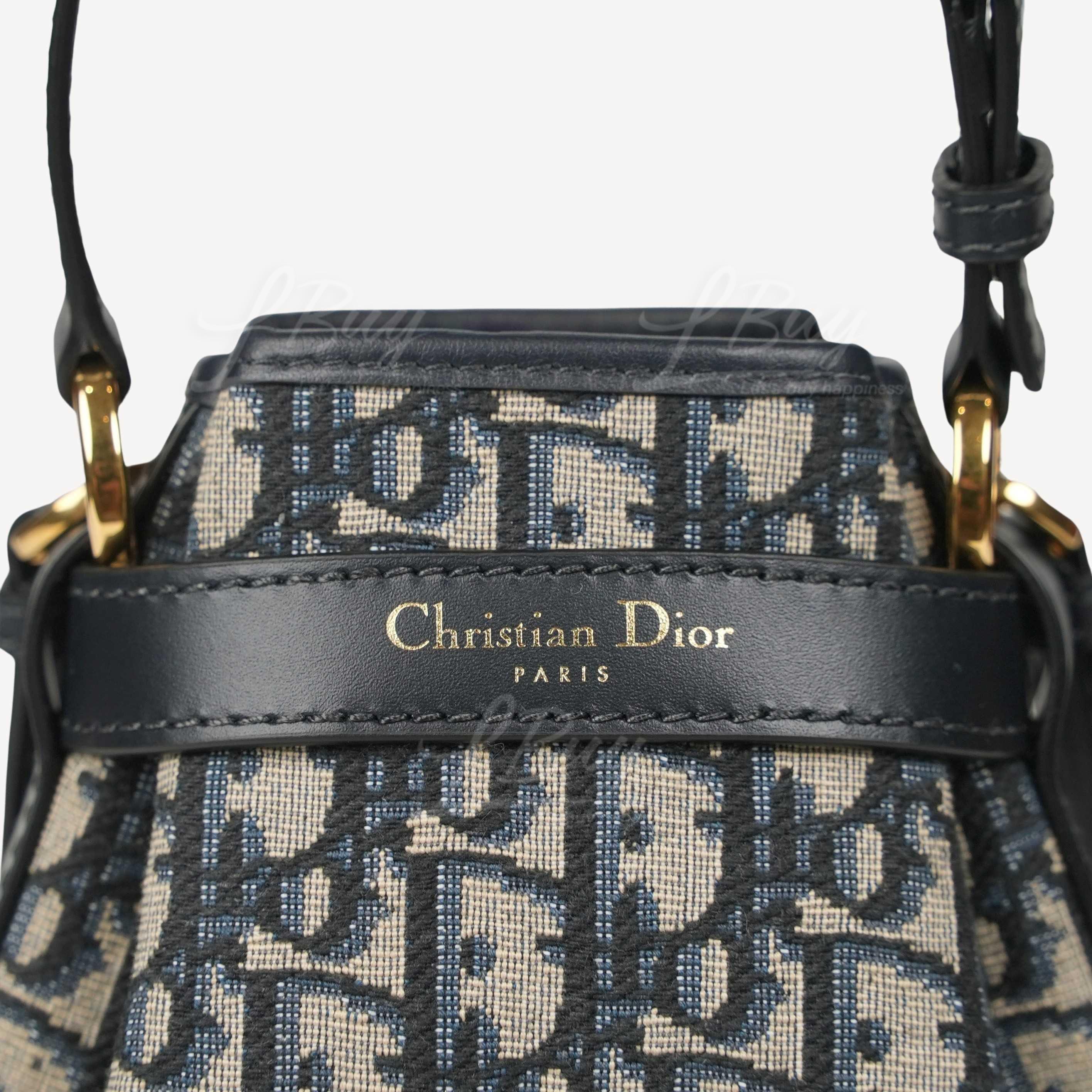 DIOR C'EST DIOR バッグ スモール Small C'est Dior Bag Blue Dior Oblique Jacquard | DIOR