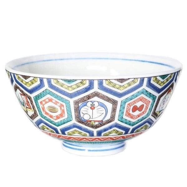 多啦A夢九谷燒系列-茶碗(古九谷風・亀甲)