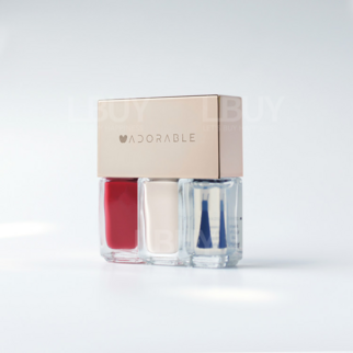 Adorable No. 14 Cherry Delight 水性純素可撕式Gel甲油 （2 色 + 1 面油）