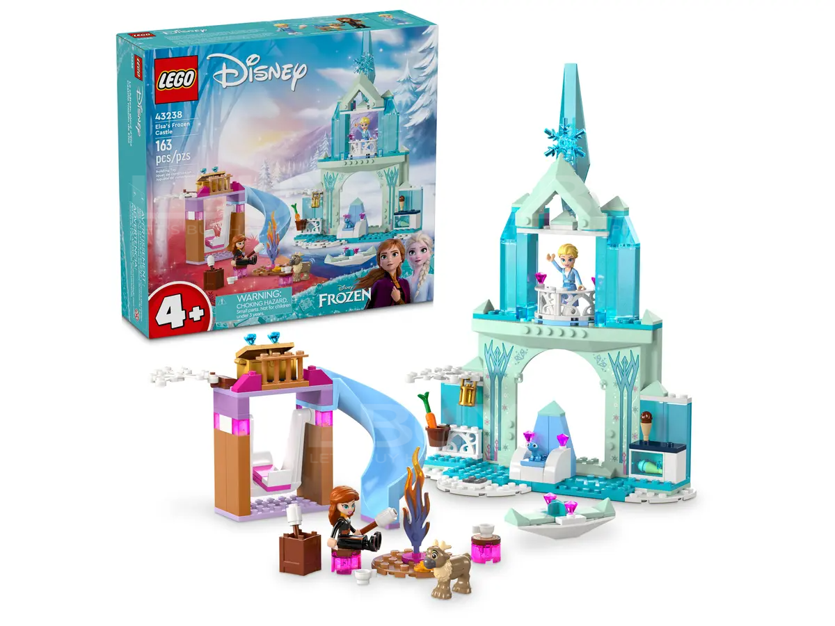 LEGO 43238 Disney Princess 冰雪奇緣艾莎的冰雪城堡 4+