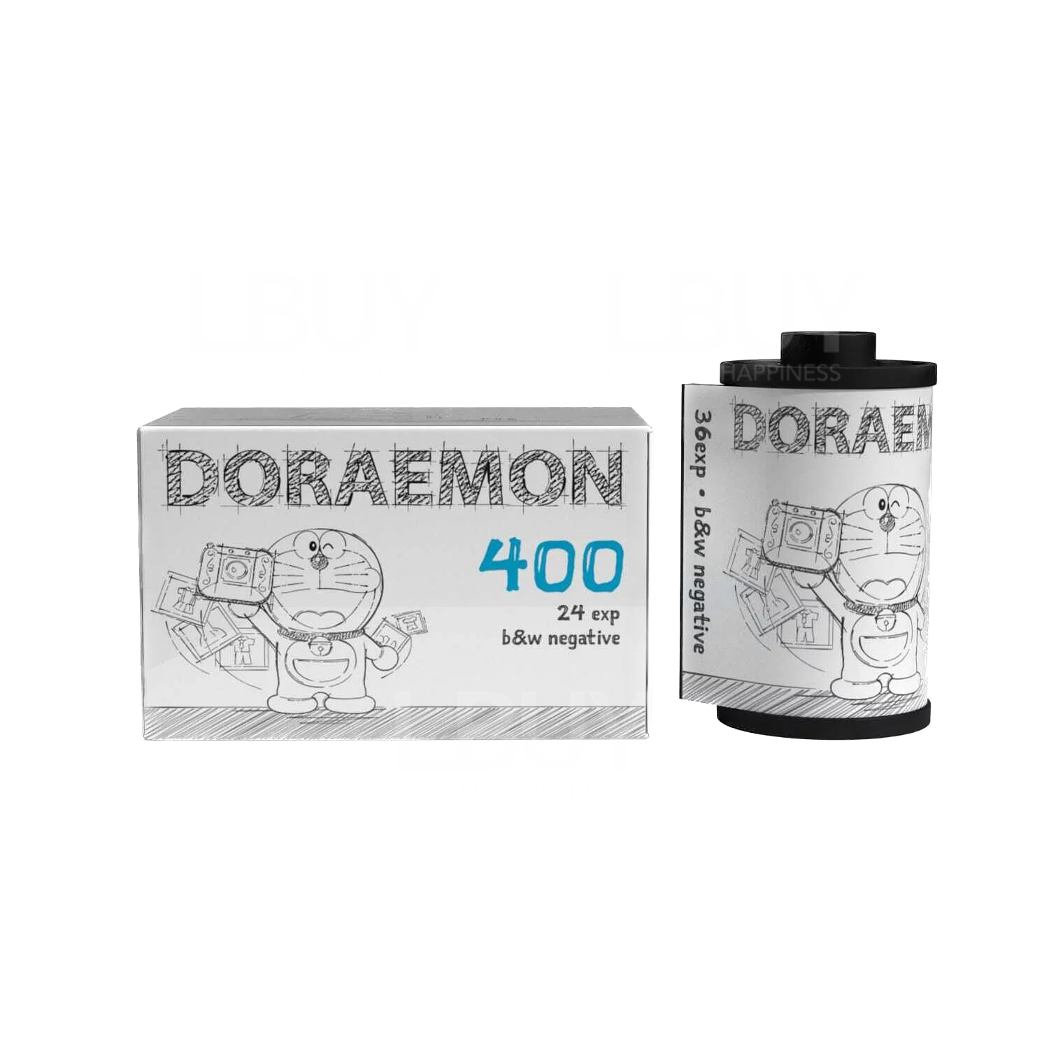 Doraemon ISO400 24張黑白菲林