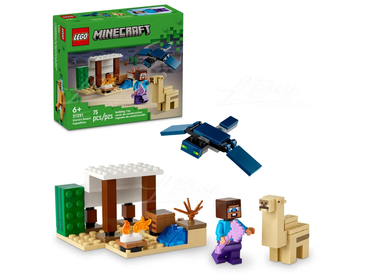 LEGO 21251 Minecraft 史提夫沙漠生態域的小屋 6+