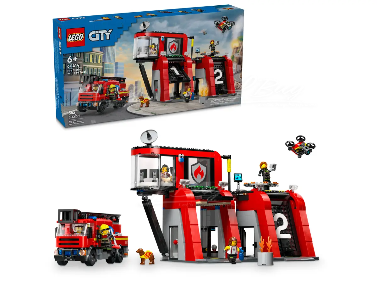 LEGO 60414 City 消防局和消防车 6+