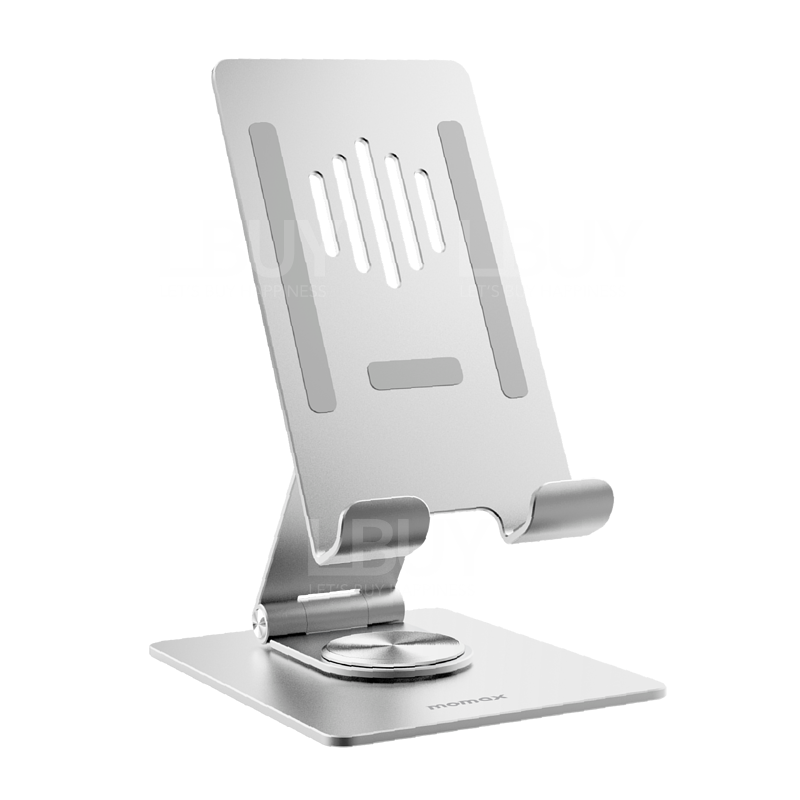 Fold Stand rotating mobile phone/tablet multi-purpose stand Silver