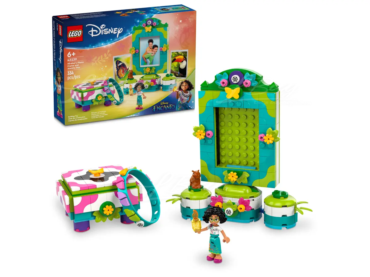 LEGO 43239 Disney 奇幻魔法屋美丽宝的相框和首饰盒 6+