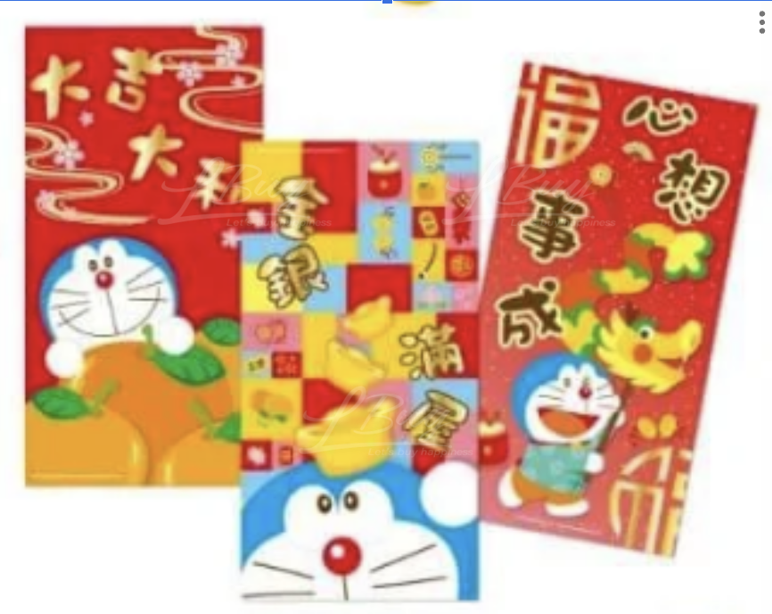 多啦A夢 揮春 吉祥話3入長形春聯(3款各1入)