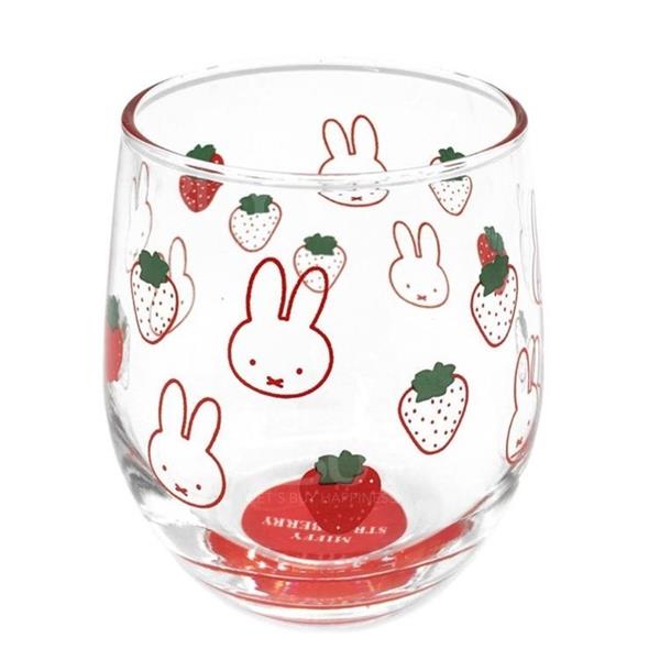 Miffy strawberry 无把玻璃杯