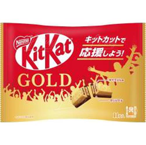 Kit Kat Gold 焦糖牛奶朱古力 11 枚