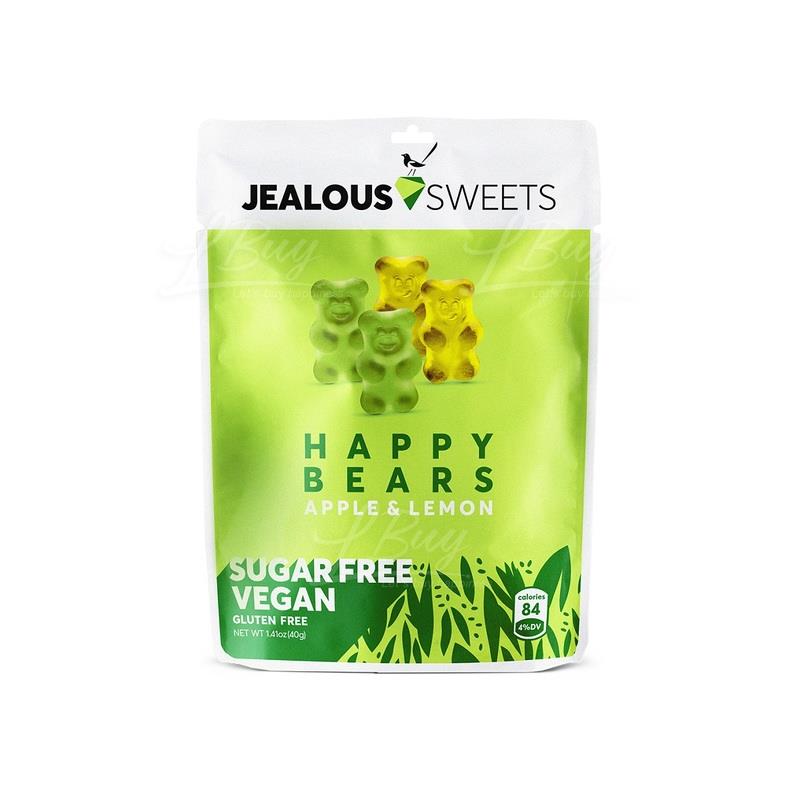 Jealous Sweets 纯素无糖熊仔软糖(苹果+柠檬味)40g
