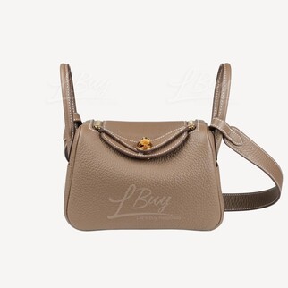 Hermes Lindy Mini Bag Etoupe ghw