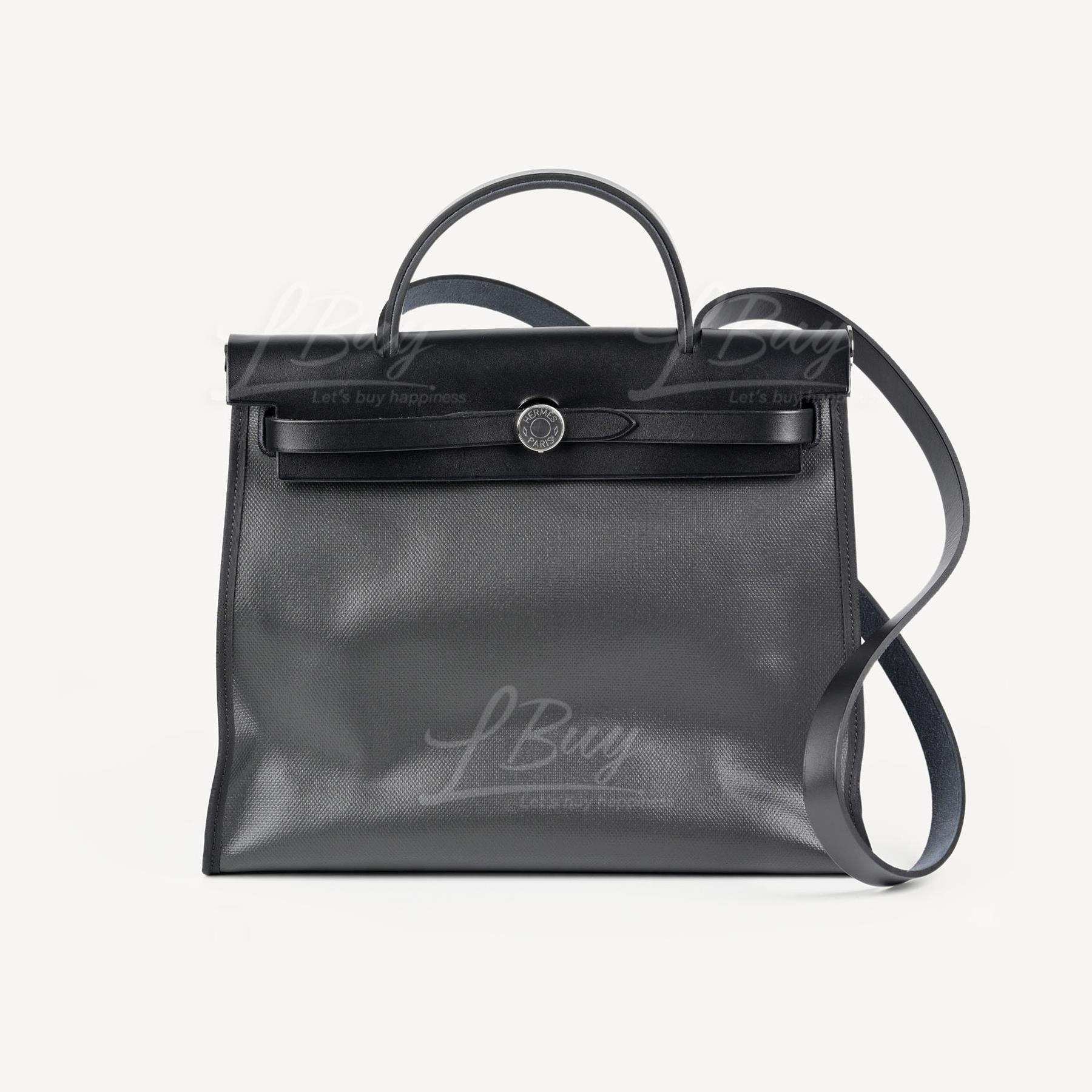 Hermes Herbag Zip 31 Bag Sellier Black phw