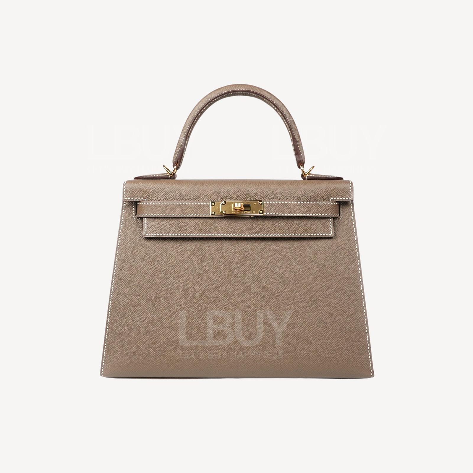 Hermes Kelly 28 Bag 手挽袋 Etoupe 大象灰 金扣