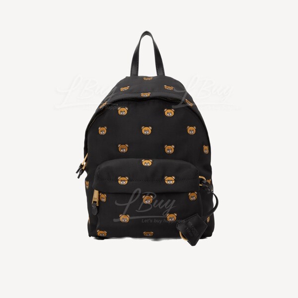 Moschino Moschino Black Teddy Bear Backpack