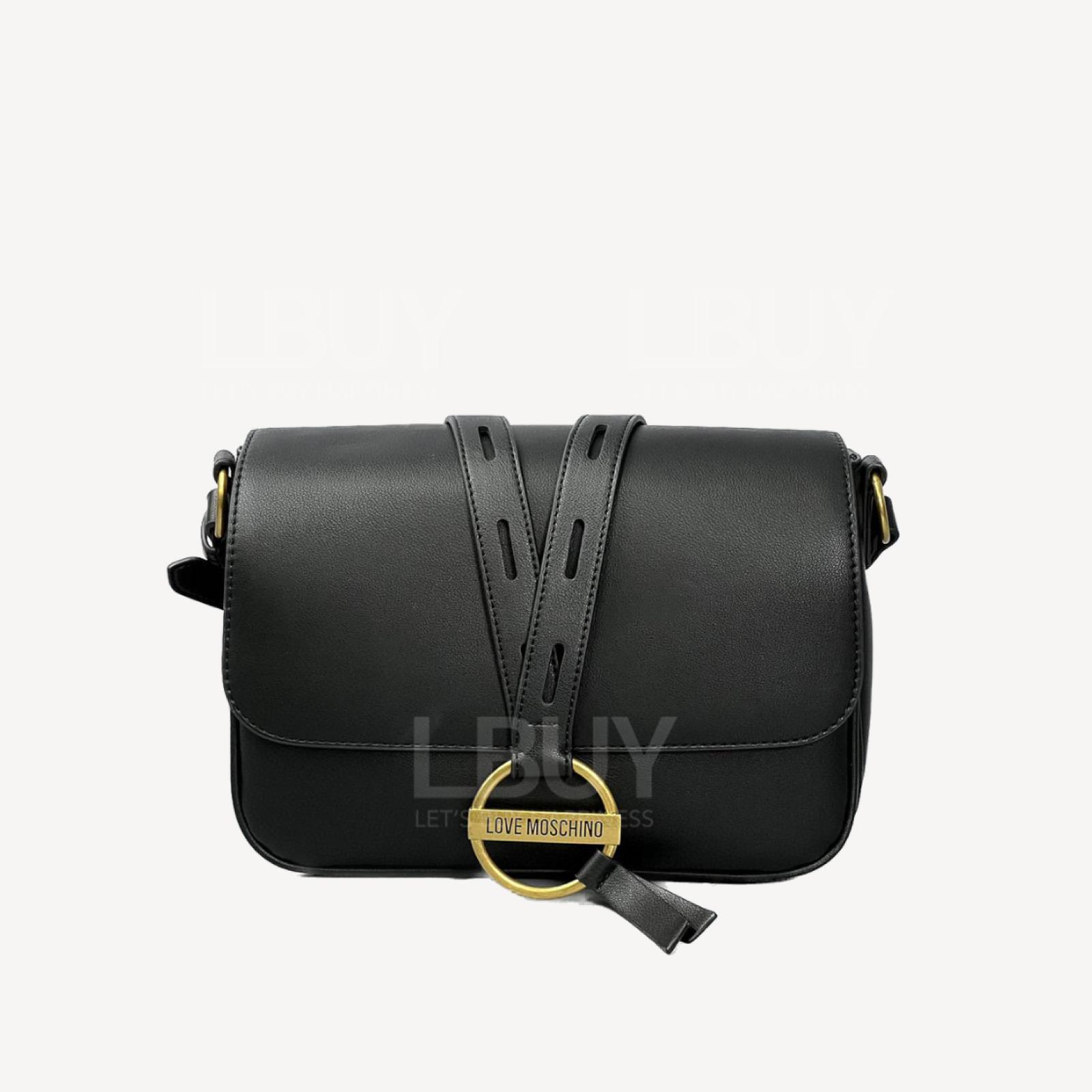 Love Moschino 黑色雙層腋下包