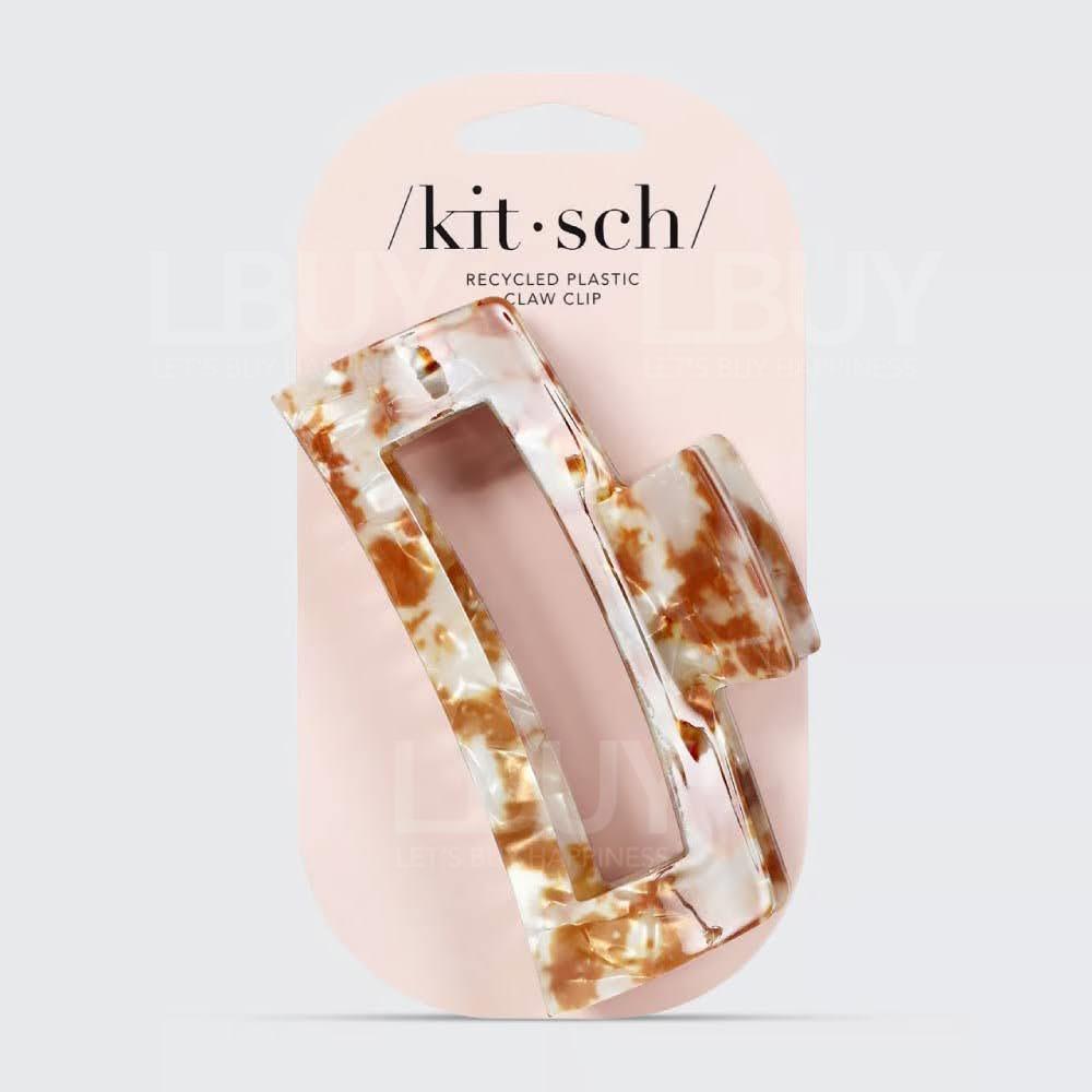 Kitsch Eco Friendly 啡色雲石抓夾