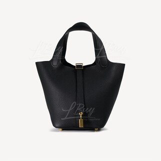 Hermes Picotin Lock 18 Bag 手挽袋 黑金