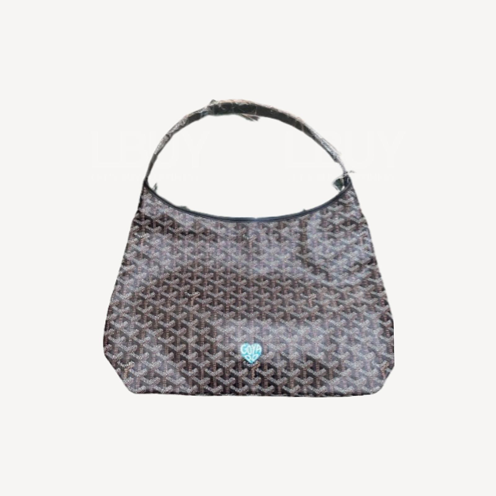 Goyard Boheme Hobo 限量版 黑色併藍色心心