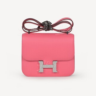 Hermes Mini Constance 19 8W Rose Azalee