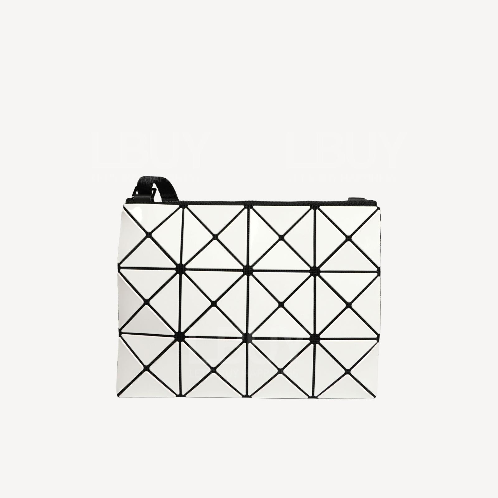 Bao Bao Issey Miyake Lucent Shoulder Bag White AG056