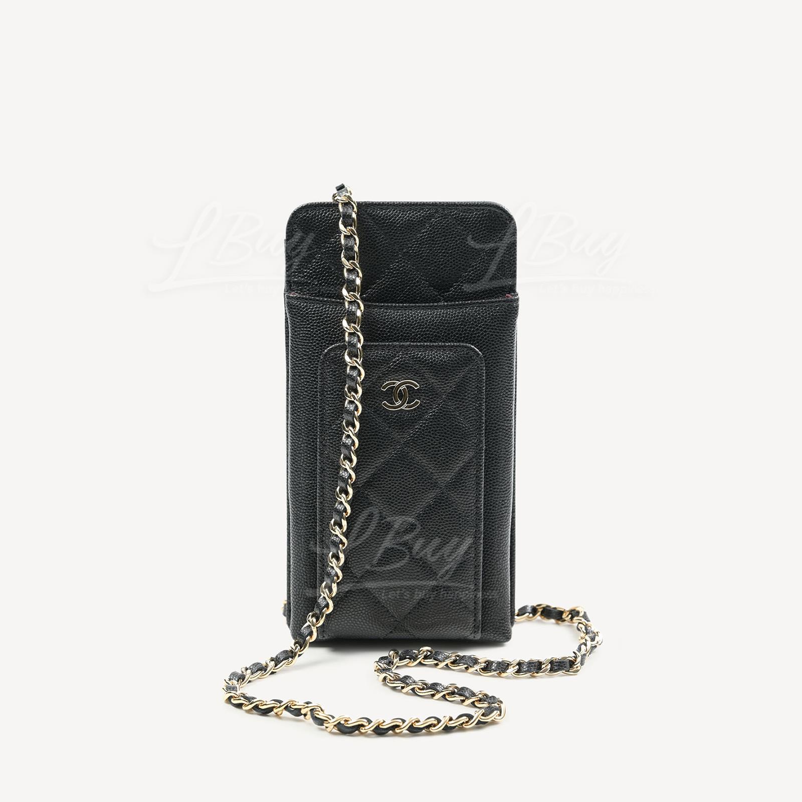 Chanel Phone Bag Gold CC Logo AP0990