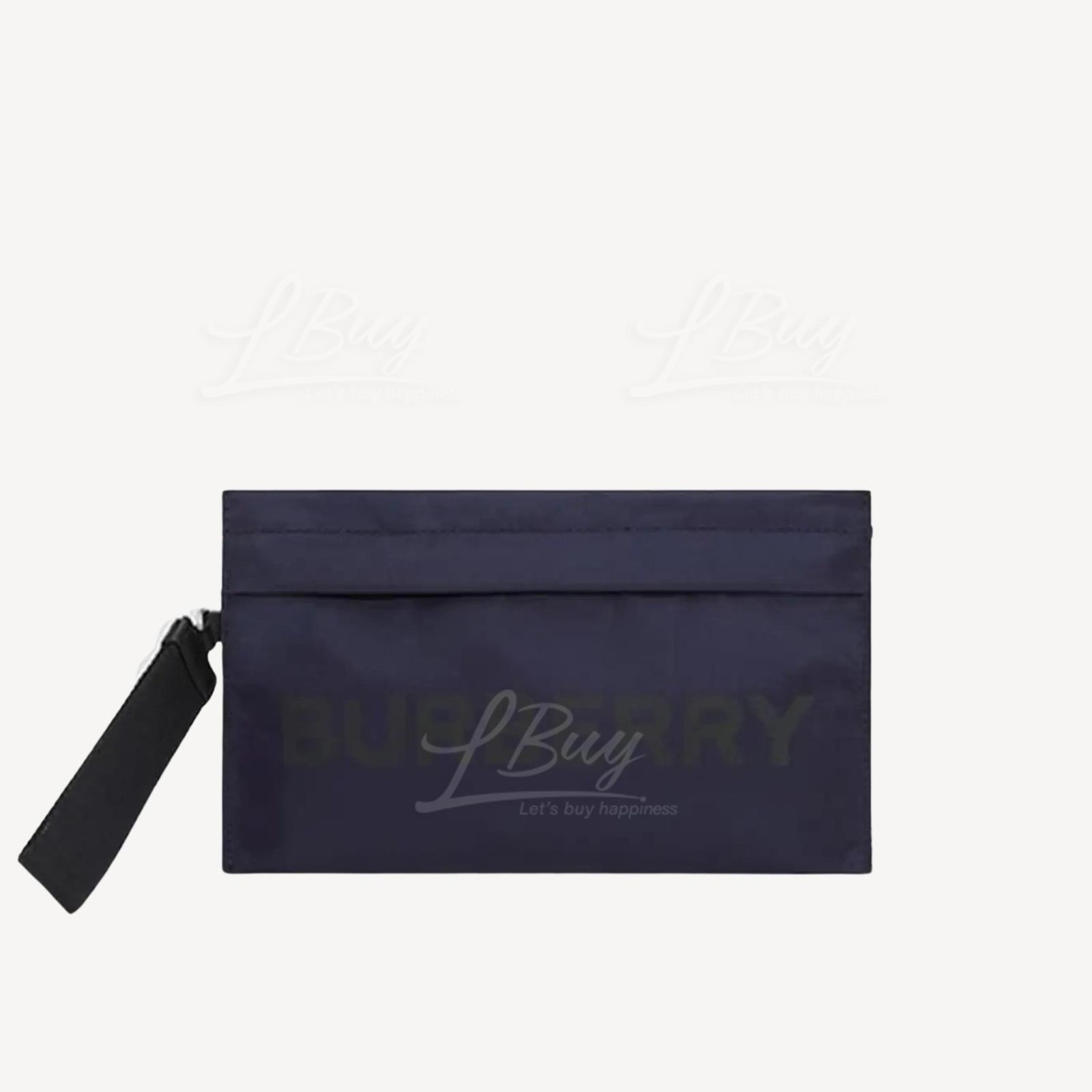 Burberry Logo 手拿包 深蓝色 80731391