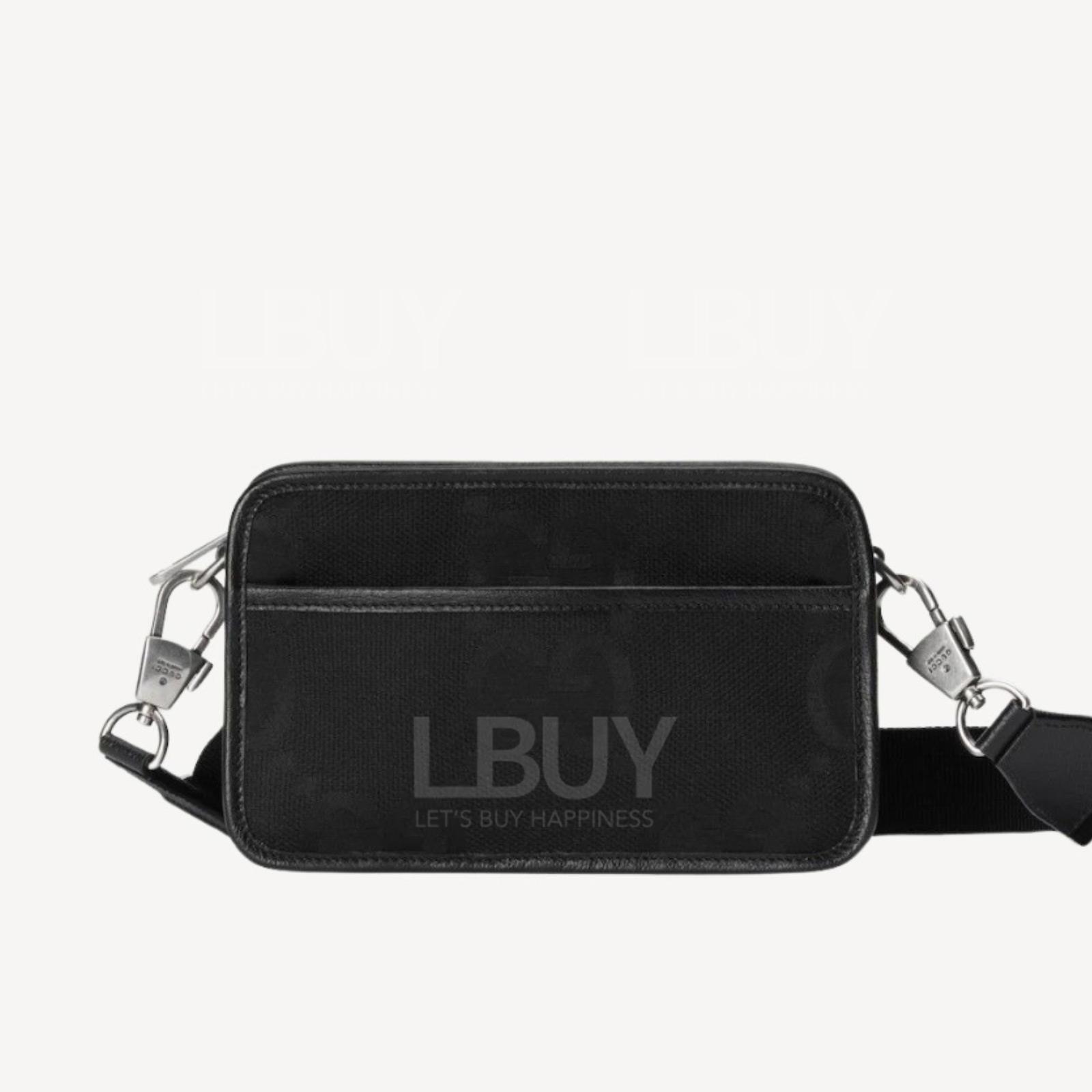 Gucci Jumbo GG Logo Mini Bag Crossbody Bag Black 696075