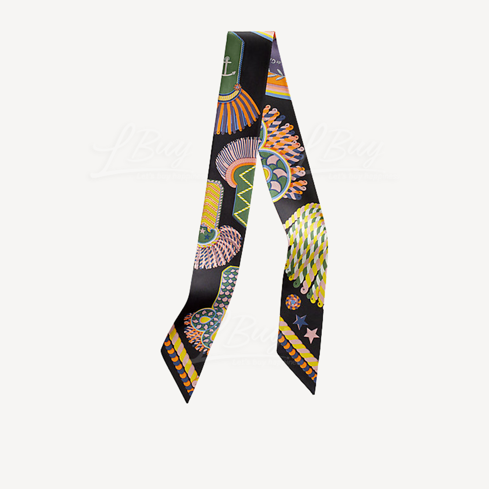 Hermes Epaulettes de Gala Twilly Caban Vert Jaune Vif