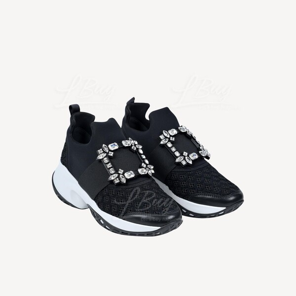 Roger Vivier-Roger Vivier Viv' Run Strass Buckle Sneakers in