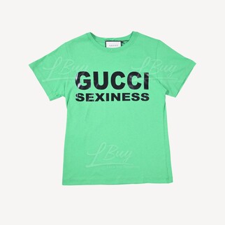 Gucci Sexiness Short Sleeve T-Shirt Green