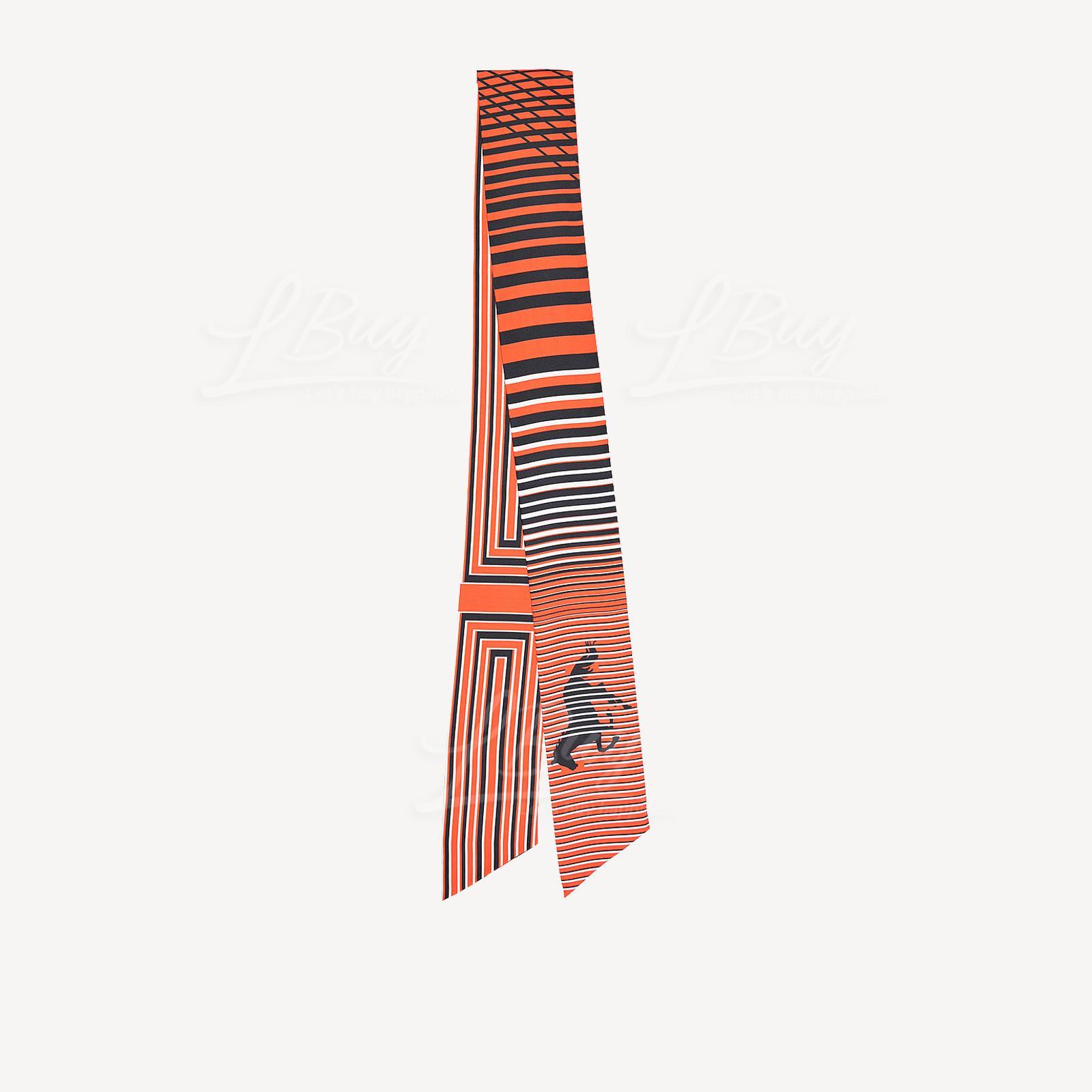 Hermes H au Galop maxi-twilly slim Orange