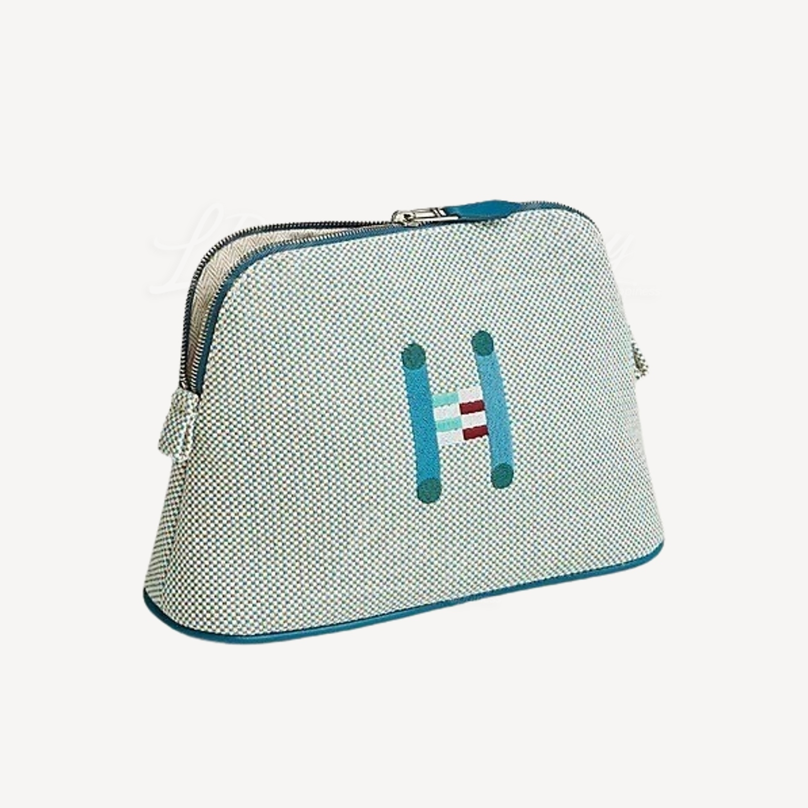 Hermes Bolide Crazy H Case, Mini Model 收纳包 蓝色
