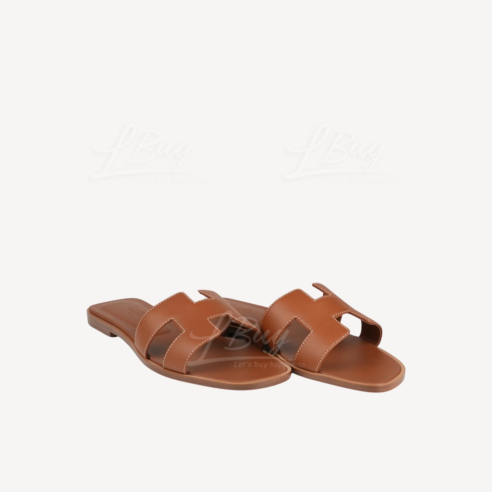 Hermes Oran Sandal Gold