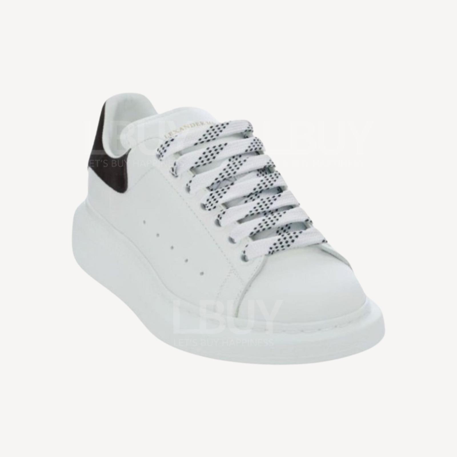 Alexander McQueen Womens Oversized Sneaker in White/black
