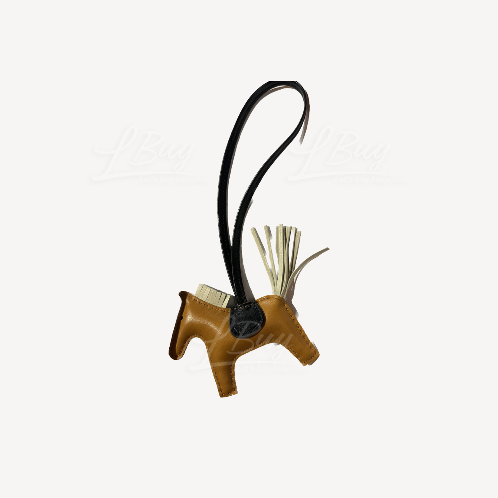 Hermes Rodeo PM Charm 包袋吊飾 三併色 啡黑白
