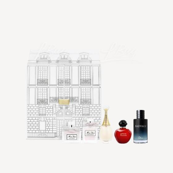 Christian Dior 30 Montaigne 迷你香水套裝(Jadore EDP 5ml+Hypnotic Poison EDT 5ml+ Sauvage EDT 10ml+Miss Dior EDP 5ml+ Miss Dior EDT 5ml)