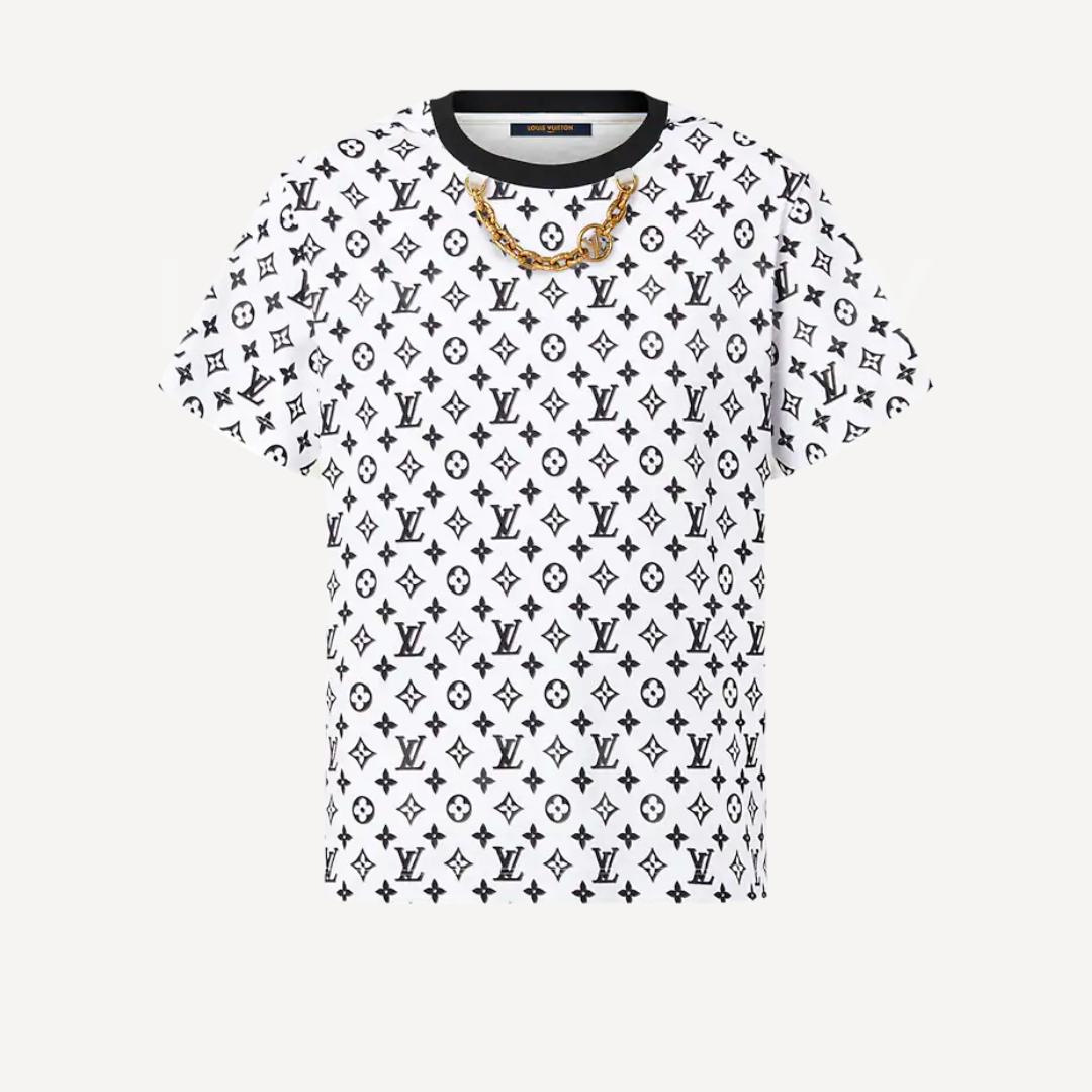 Louis Vuitton 3D Monogram T-Shirt White 1ABT5Q