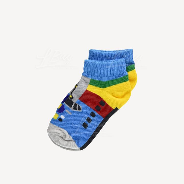 Shinkansen Cotton Socks for Kids (Risseisha) Asahiyama Zoo Train (Size: 16-20 cm)