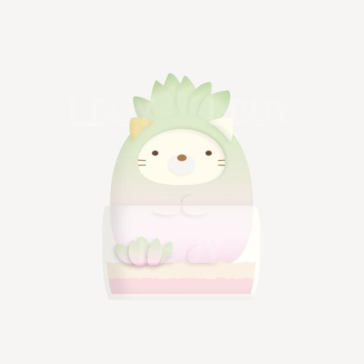 角落生物 塑膠小公仔(貓)