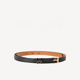 Hermes Pop H 15 Belt Black with Rose Gold Plated Hardware