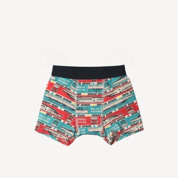 Shinkansen Boys Boxer Red Colour (2 Pieces) (Size: 100-130)