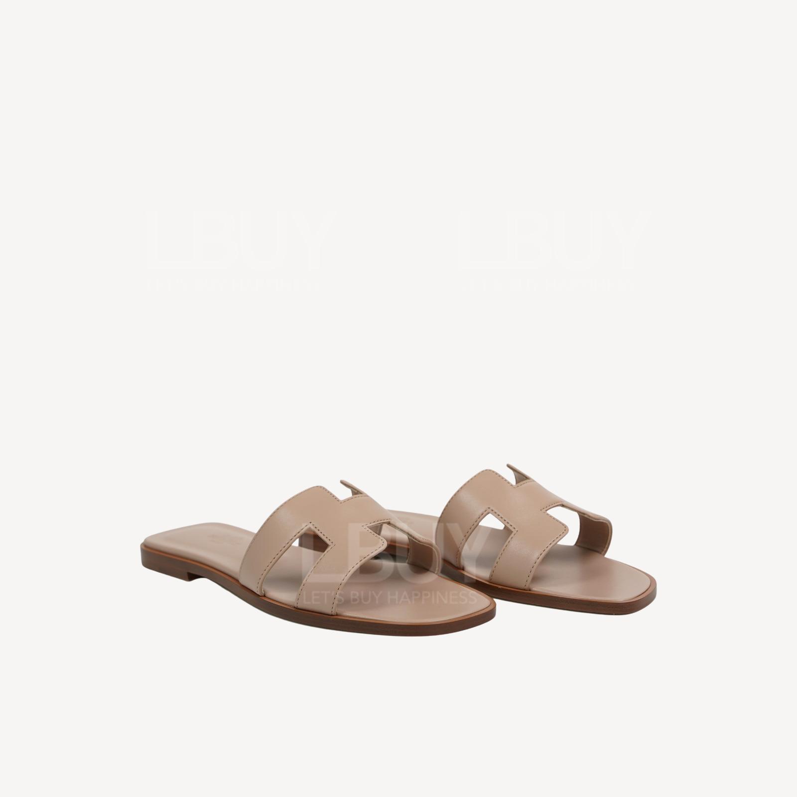 Hermes Oran Sandal Beige Nude 涼鞋 奶茶色